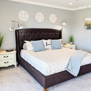 Set of 3 Cream/White Medallions Modern Farmhouse Home Decor Wall Hanging